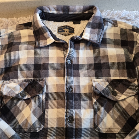 Freedom Foundry Fleece Button Down Plaid Shirt/Jacket Size XL - Picture 5 of 15